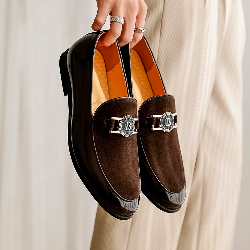 Men'S Shoes Hey Dude - Brązowe designerskie mokasyny męskie na lato
