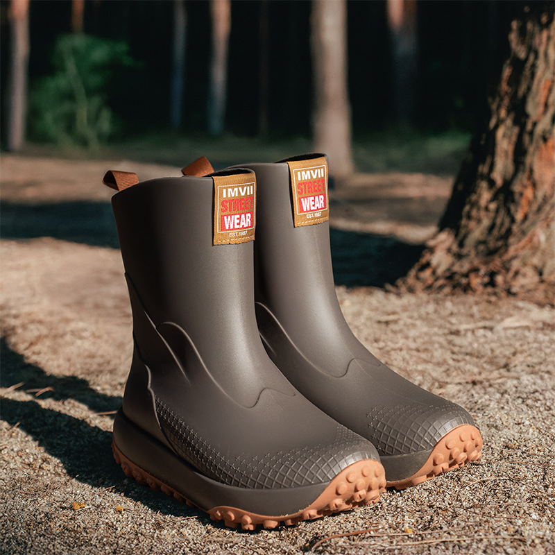 Men'S Shoes Water Resistant - Męskie wodoodporne buty outdoorowe do połowy