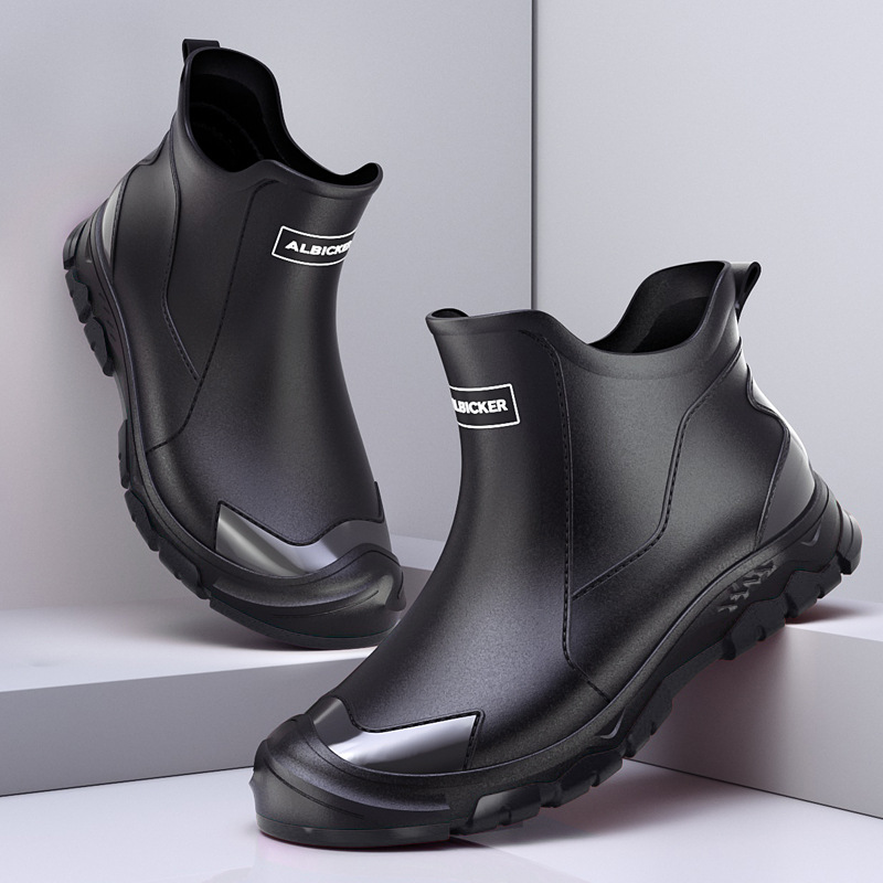 Męskie krótkie kalosze, miejsk – Men'S Shoes Water Resistant recenzja i cena