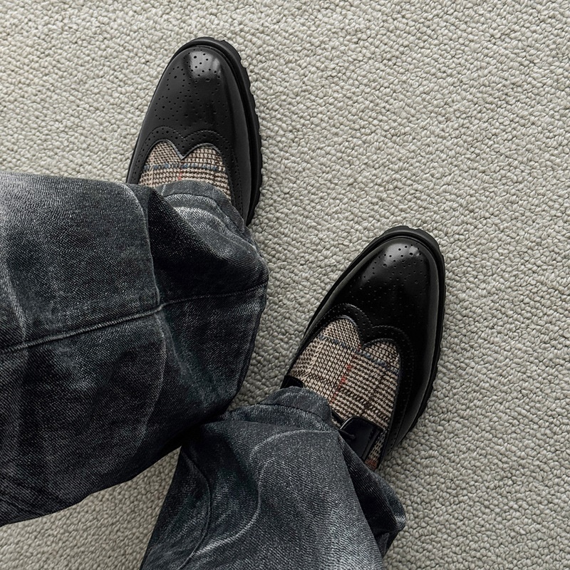 Męskie botki do kostki w kratę – Men'S Shoes Smart recenzja i cena