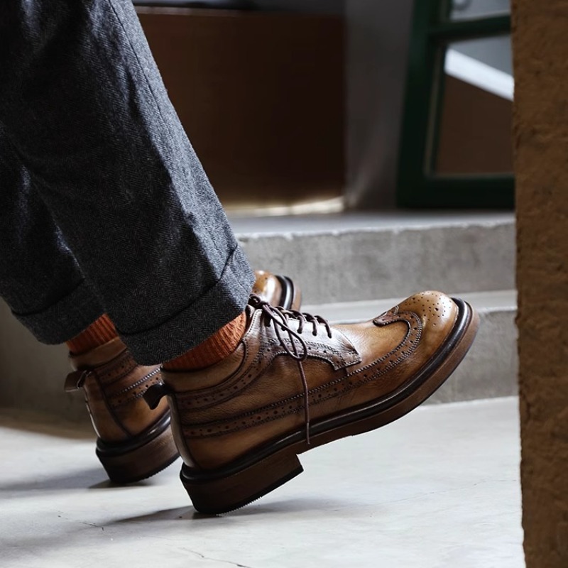 Męskie skórzane buty Chelsea w – Men'S Shoes Hey Dude recenzja i cena