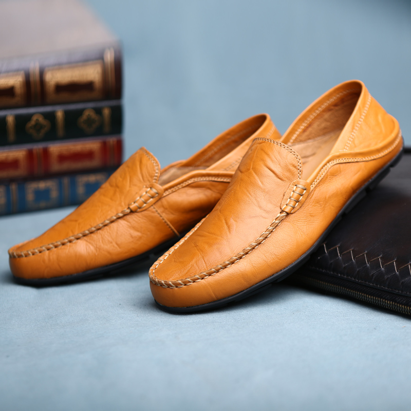 Męskie skórzane mokasyny casua – Men'S Shoes Hey Dude recenzja i cena