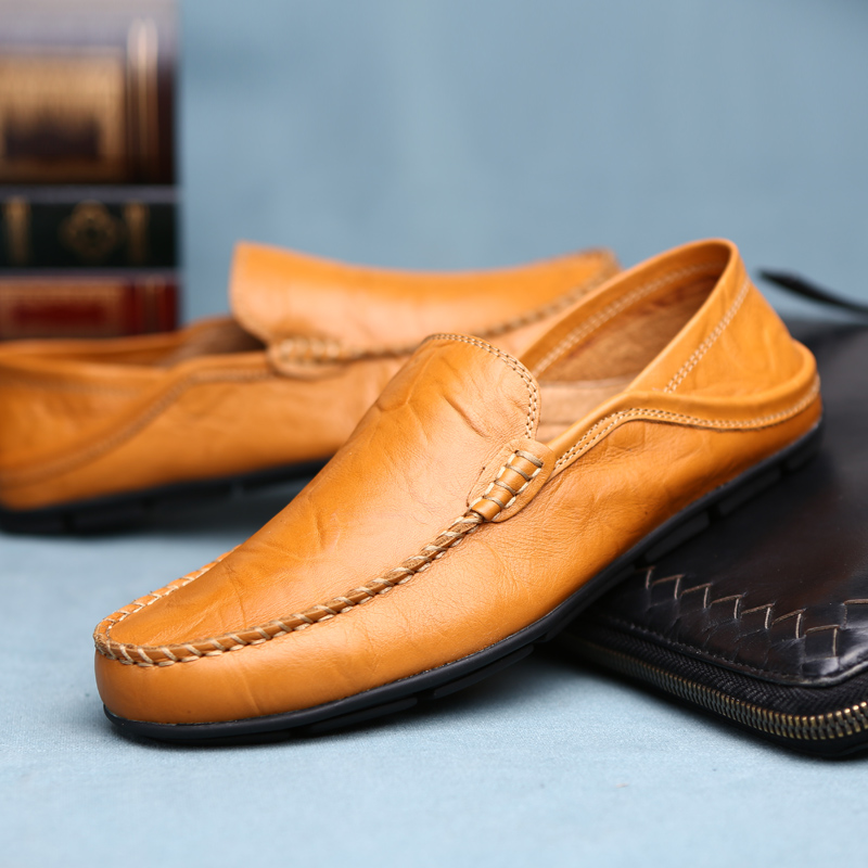 Męskie skórzane mokasyny casua – Men'S Shoes Hey Dude recenzja i cena