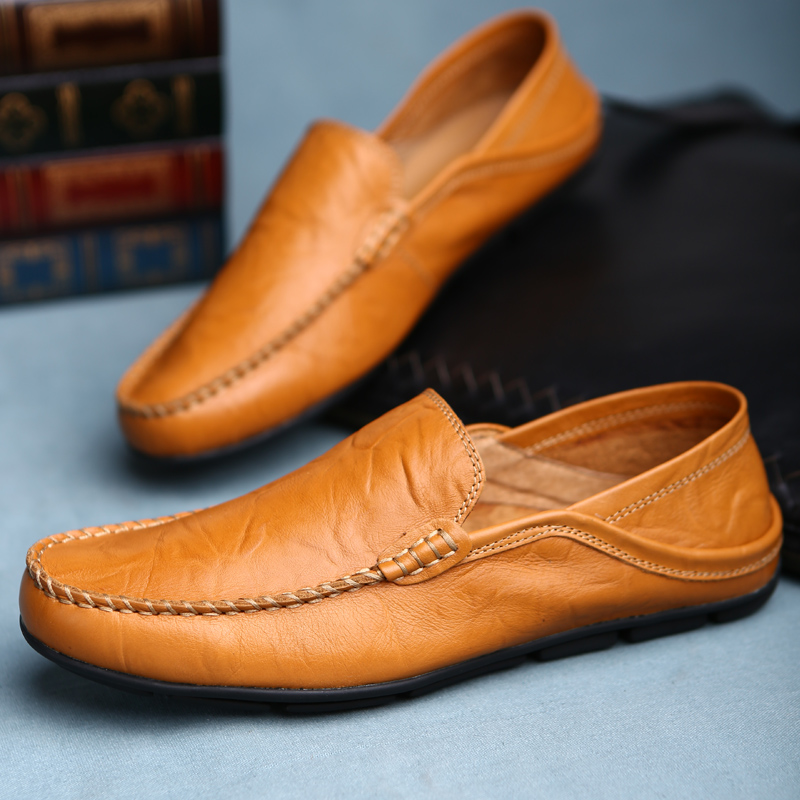 Męskie skórzane mokasyny casua – Men'S Shoes Hey Dude recenzja i cena