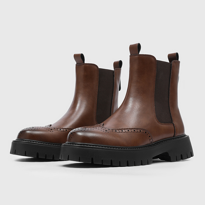 Eleganckie męskie botki Chelse – Men'S Shoes With Height Increase recenzja i cena