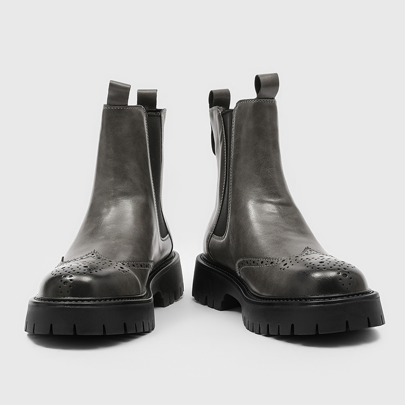 Eleganckie męskie botki Chelse – Men'S Shoes With Height Increase recenzja i cena