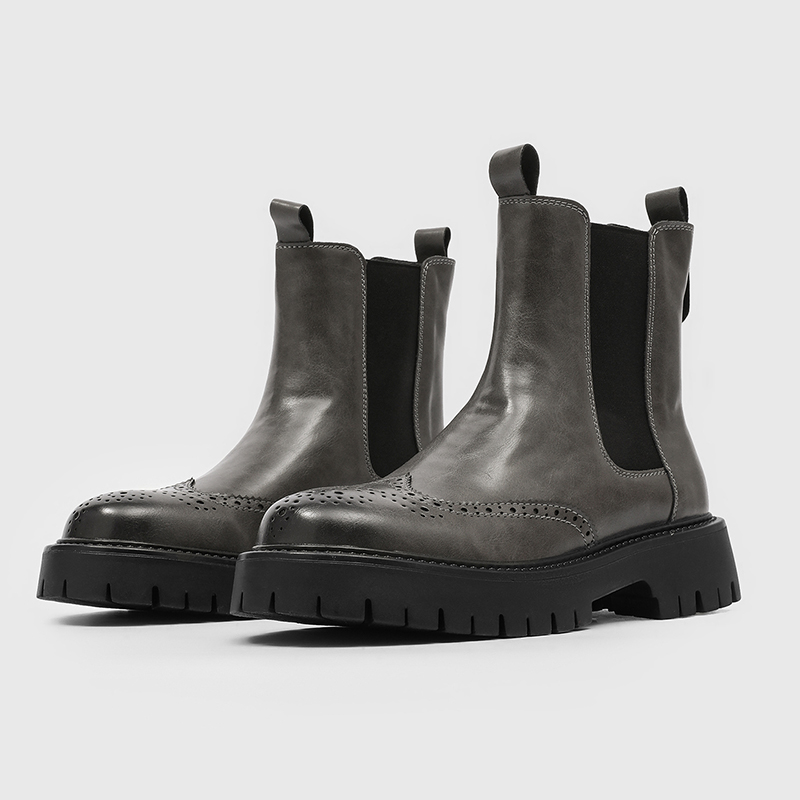 Eleganckie męskie botki Chelse – Men'S Shoes With Height Increase recenzja i cena