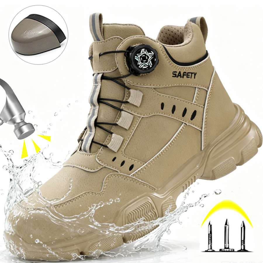 Męskie buty robocze z metalowy – Men'S Shoes Water Resistant recenzja i cena